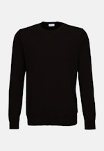 Pullover Encolure Ronde in Noir |  Seidensticker Onlineshop