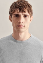 Gerader Schnitt (Normal-Fit) Pullover Uni in Grau |  Seidensticker Onlineshop