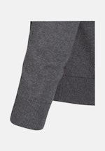 Gerader Schnitt (Normal-Fit) Pullover Uni in Grau |  Seidensticker Onlineshop