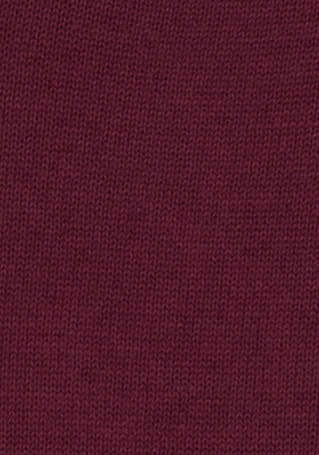 Gerader Schnitt (Normal-Fit) Pullover Uni in Rot | Seidensticker Onlineshop