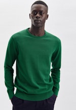 Crew Neck Pullover in Green |  Seidensticker Onlineshop