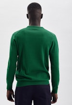 Crew Neck Pullover in Green |  Seidensticker Onlineshop