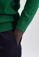 Crew Neck Pullover in Green |  Seidensticker Onlineshop