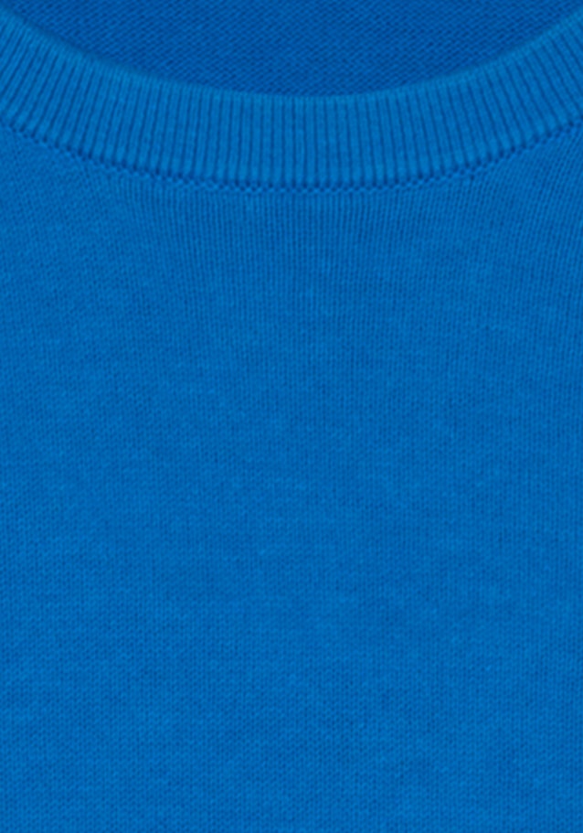 Gerader Schnitt (Normal-Fit) Pullover Uni in Türkis | Seidensticker Onlineshop