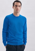 Crew Neck Pullover in Turquoise |  Seidensticker Onlineshop