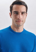 Crew Neck Pullover Uni in Turquoise |  Seidensticker Onlineshop