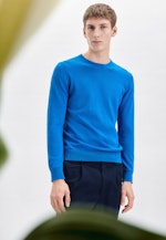 Crew Neck Pullover Uni in Turquoise |  Seidensticker Onlineshop