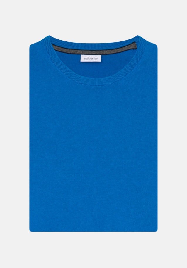 Pullover Encolure Ronde in Turquoise |  Seidensticker Onlineshop
