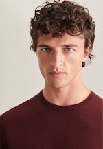 Gerader Schnitt (Normal-Fit) Pullover Uni in Rot |  Seidensticker Onlineshop