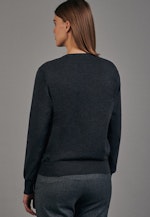 Regular fit Pullover Uni in Grau |  Seidensticker Onlineshop