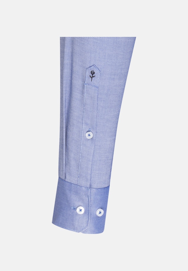 Regular Business Hemd Uni in Mittelblau |  Seidensticker Onlineshop