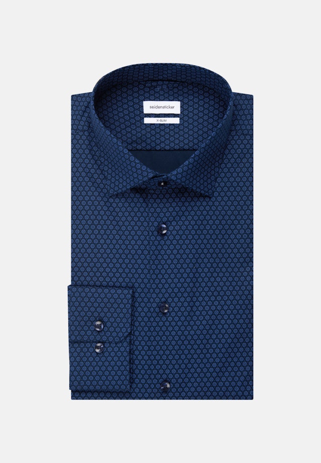 X-Slim Business Hemd Druck in Hellblau |  Seidensticker Onlineshop