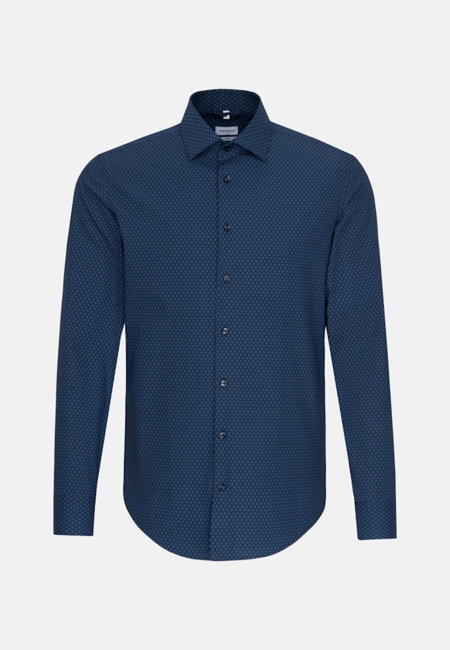 X-Slim Business Hemd Druck in Hellblau |  Seidensticker Onlineshop