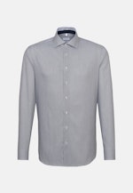 Slim Business Hemd Streifen in Dunkelblau |  Seidensticker Onlineshop