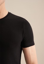 Rundhals T-Shirt Regular in Schwarz |  Seidensticker Onlineshop