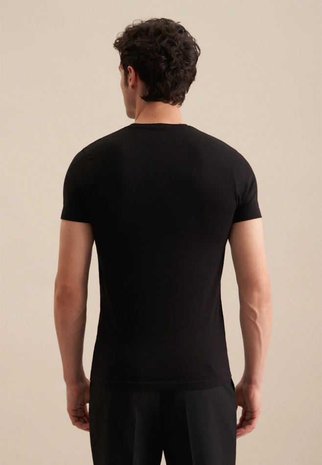 Sous-T-shirt col  rond dans Noir | Boutique en ligne Seidensticker