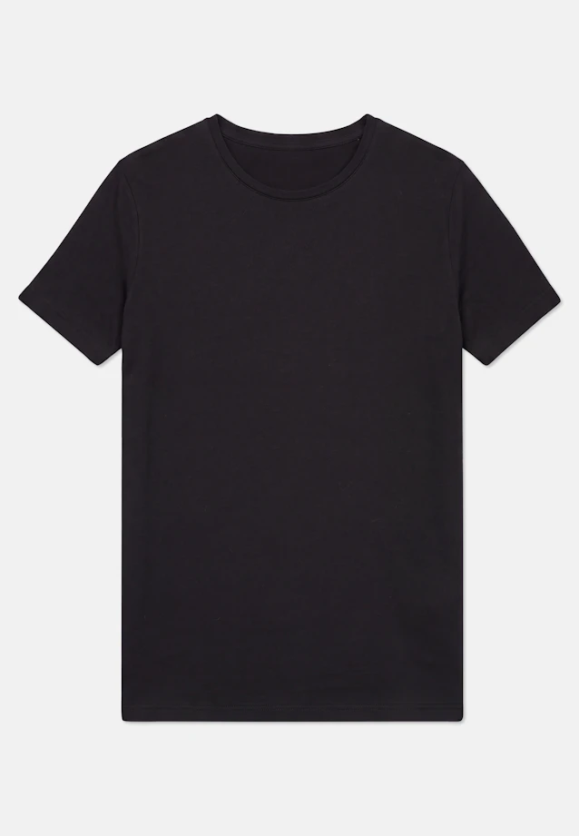 Rundhals Unterzieh-T-Shirt in Schwarz |  Seidensticker Onlineshop