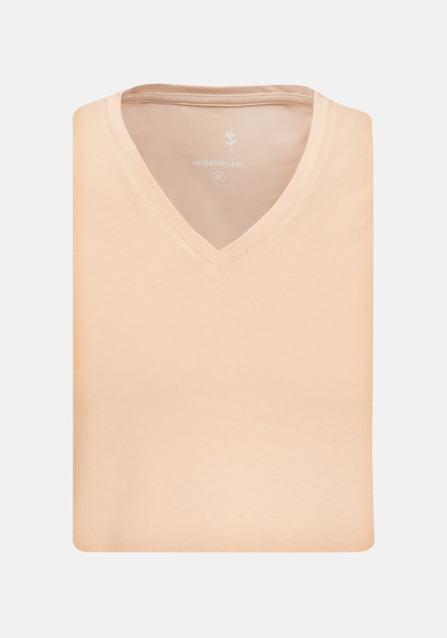 V-Hals T-Shirt in Bruin |  Seidensticker Onlineshop