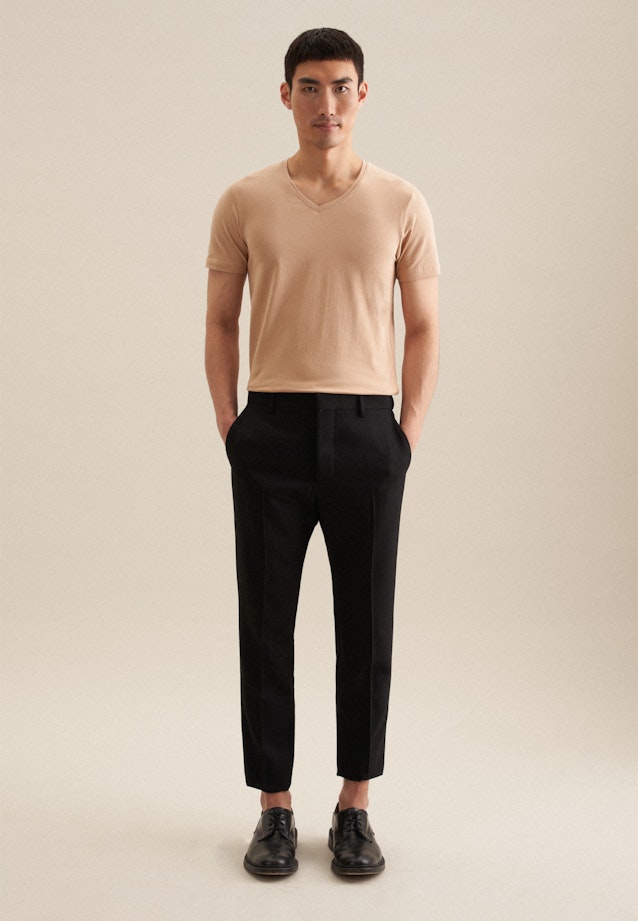 T-Shirt Uni in Braun |  Seidensticker Onlineshop