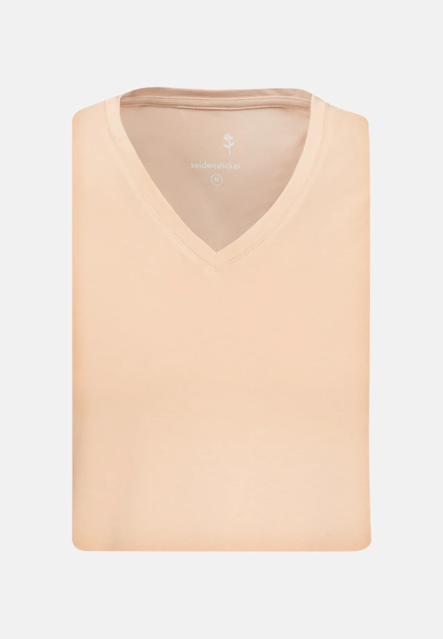 Sous-T-shirt col V in Beige |  Seidensticker Onlineshop