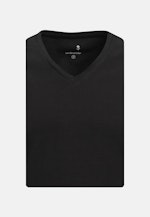 V-Neck T-Shirt Slim fit in Schwarz |  Seidensticker Onlineshop