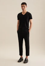 V-Neck Unterzieh-T-Shirt in Schwarz |  Seidensticker Onlineshop