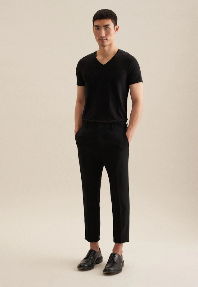V-neck undershirt in Black |  Seidensticker Onlineshop