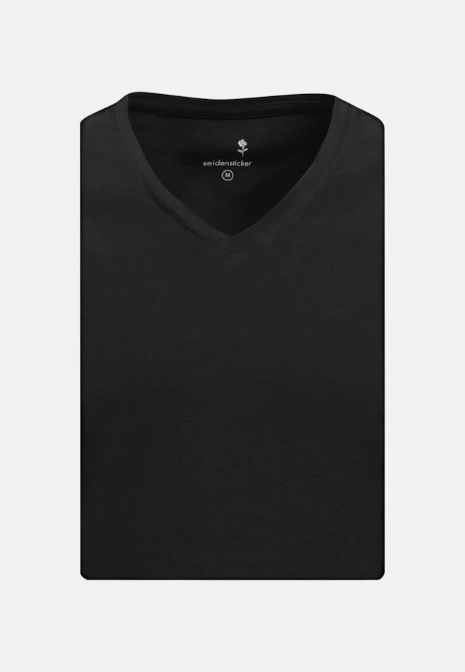 V-Neck Unterzieh-T-Shirt in Schwarz | Seidensticker Onlineshop
