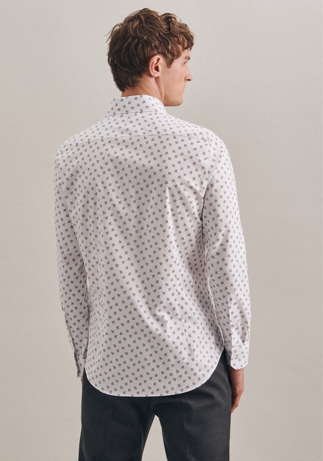 Oxford Oxfordhemd in Slim mit Kentkragen in Weiß |  Seidensticker Onlineshop