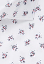 Regular Oxfordhemd Druck in Weiß |  Seidensticker Onlineshop