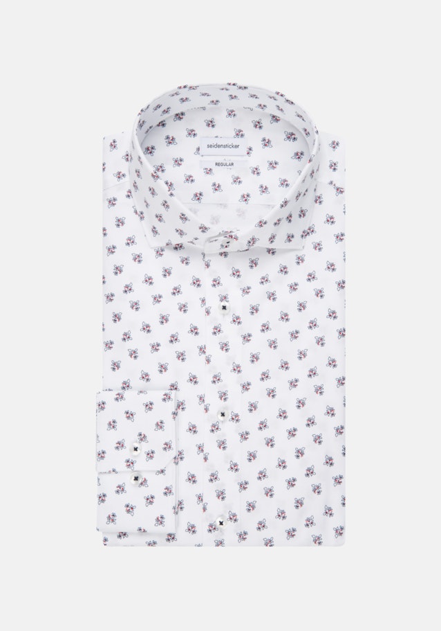 Oxford shirt in Regular with Kent-Collar in White |  Seidensticker Onlineshop