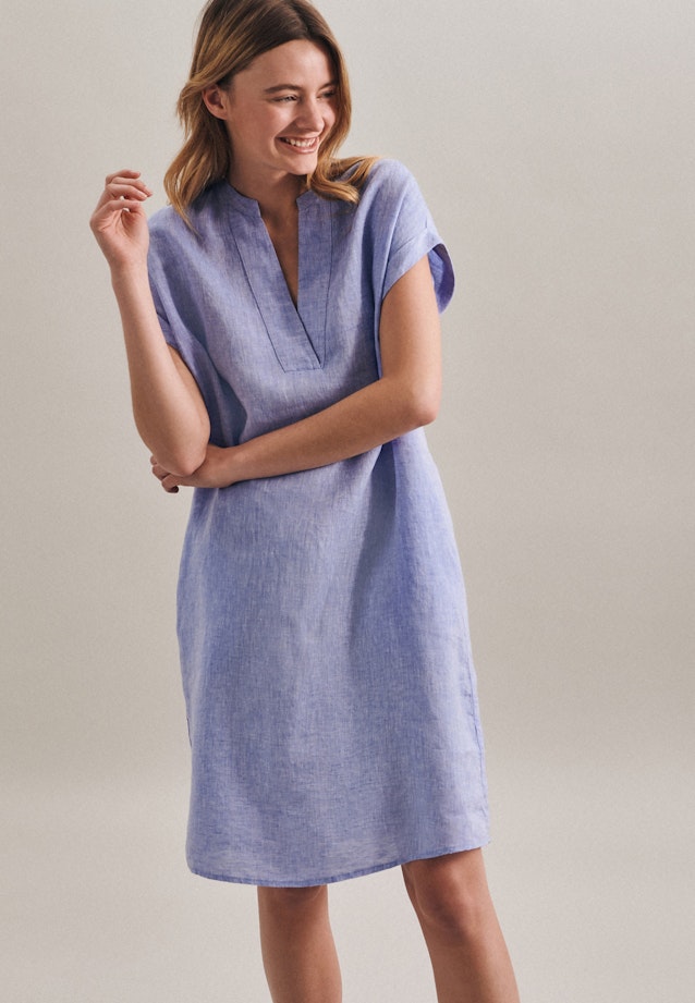 Kleid Garnfärber in Dunkelblau |  Seidensticker Onlineshop