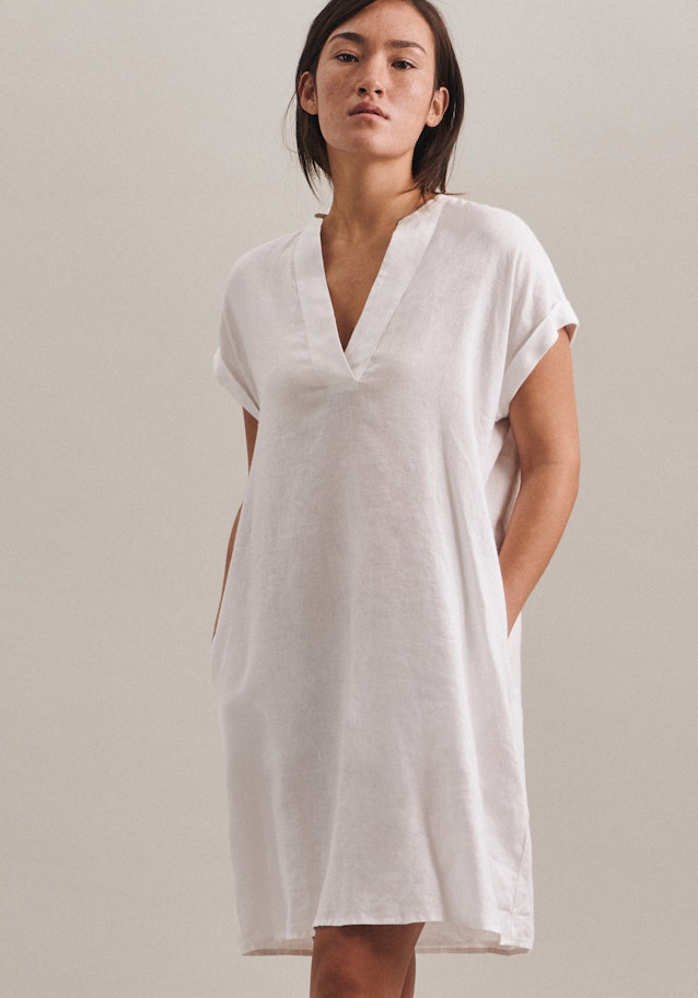 Robe Regular Sans Manchon in Blanc |  Seidensticker Onlineshop