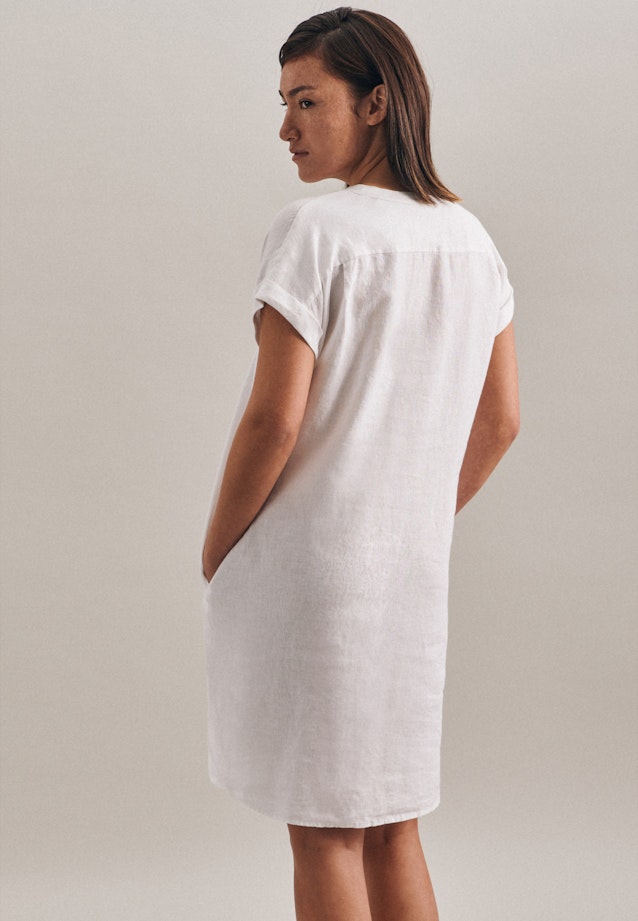 Kleid Uni in Weiß |  Seidensticker Onlineshop