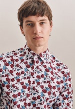 Slim Business Hemd Print in Rot |  Seidensticker Onlineshop