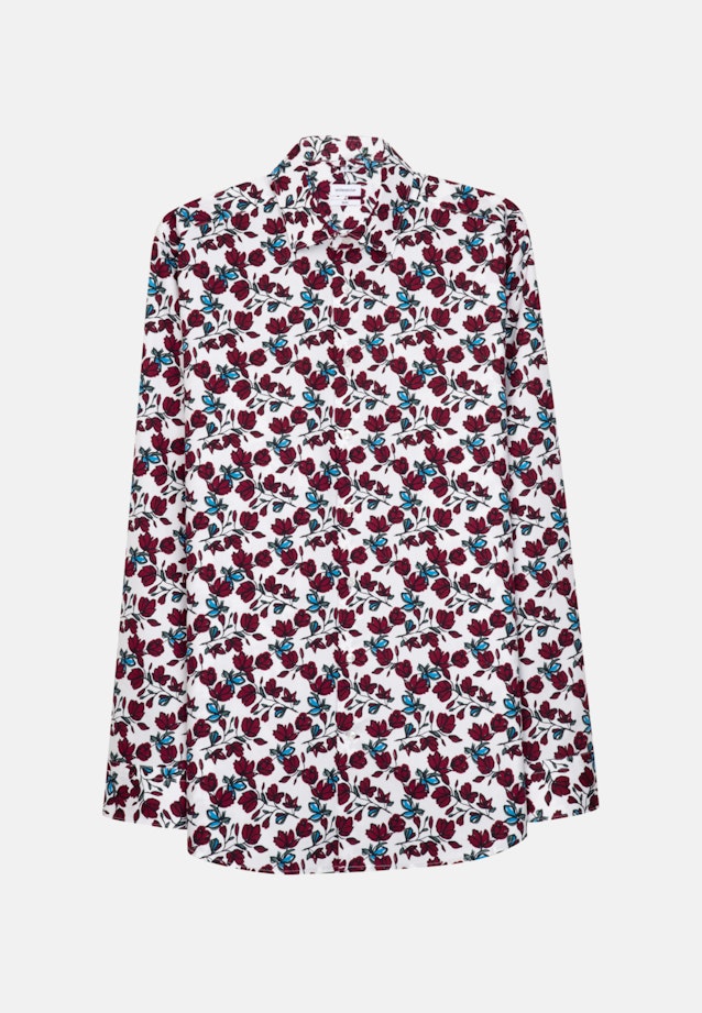 Slim Business Hemd Druck in Rot |  Seidensticker Onlineshop