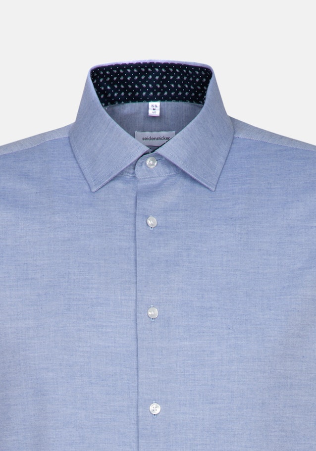 Easy-iron Twill Business overhemd in X-Slim with Kentkraag and extra long sleeve in Lichtblauw |  Seidensticker Onlineshop