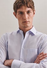 Regular Business Hemd Streifen in Hellblau |  Seidensticker Onlineshop