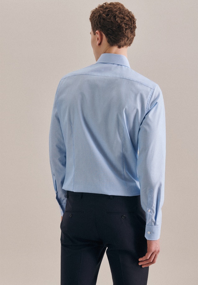 Slim Business Hemd Streifen in Türkis/Petrol |  Seidensticker Onlineshop