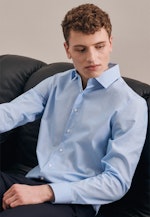 Slim Business Hemd Streifen in Türkis/Petrol |  Seidensticker Onlineshop