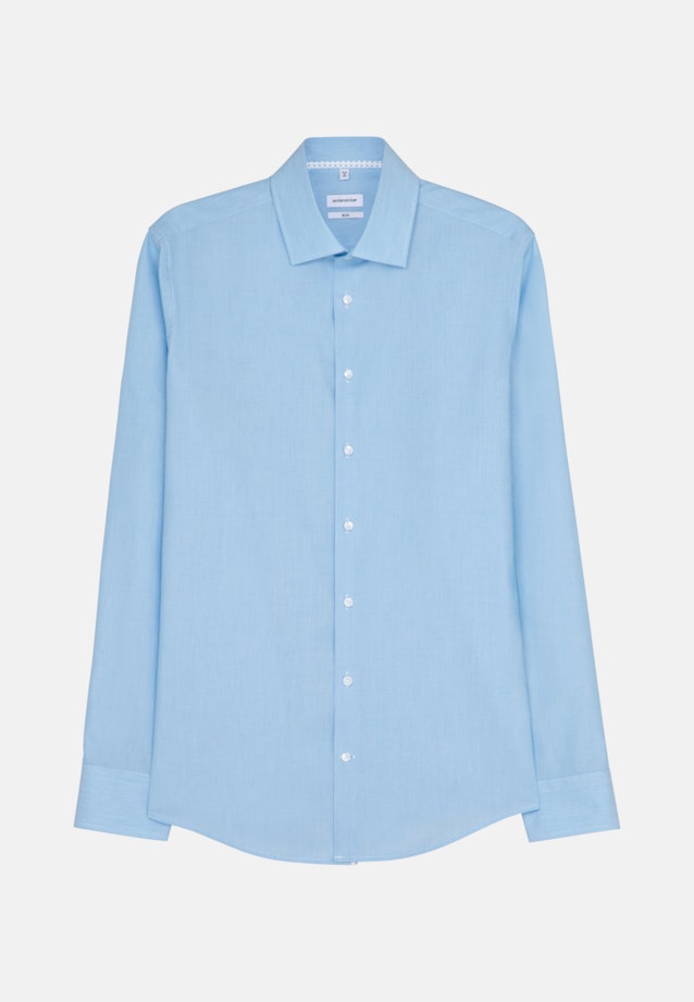 Slim Business Hemd Streifen in Türkis/Petrol |  Seidensticker Onlineshop