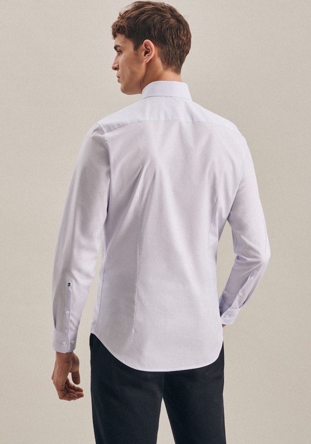 Non-iron Mille Rayé Business Shirt in Slim with Kent-Collar in Light Blue |  Seidensticker Onlineshop