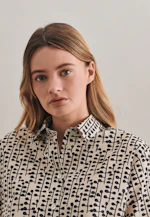 Shirt Blouse Print in Grey |  Seidensticker Onlineshop