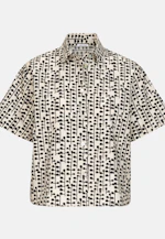 Shirt Blouse Print in Grey |  Seidensticker Onlineshop