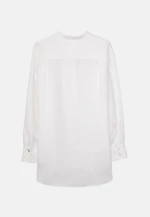 Stehkragenbluse Uni in Weiß |  Seidensticker Onlineshop