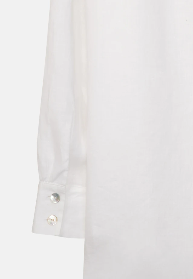 Stehkragenbluse Uni in Weiß |  Seidensticker Onlineshop