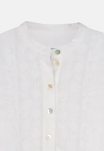 Stehkragenbluse Uni in Weiß |  Seidensticker Onlineshop