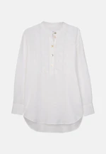 Stehkragenbluse Uni in Weiß |  Seidensticker Onlineshop