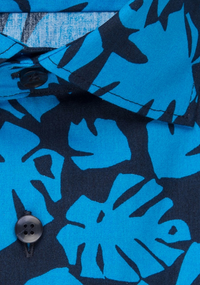 Business Shirt in Shaped with Kent-Collar in Turquoise |  Seidensticker Onlineshop