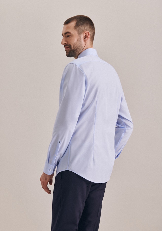 Slim Business Hemd Uni in Mittelblau | Seidensticker Onlineshop